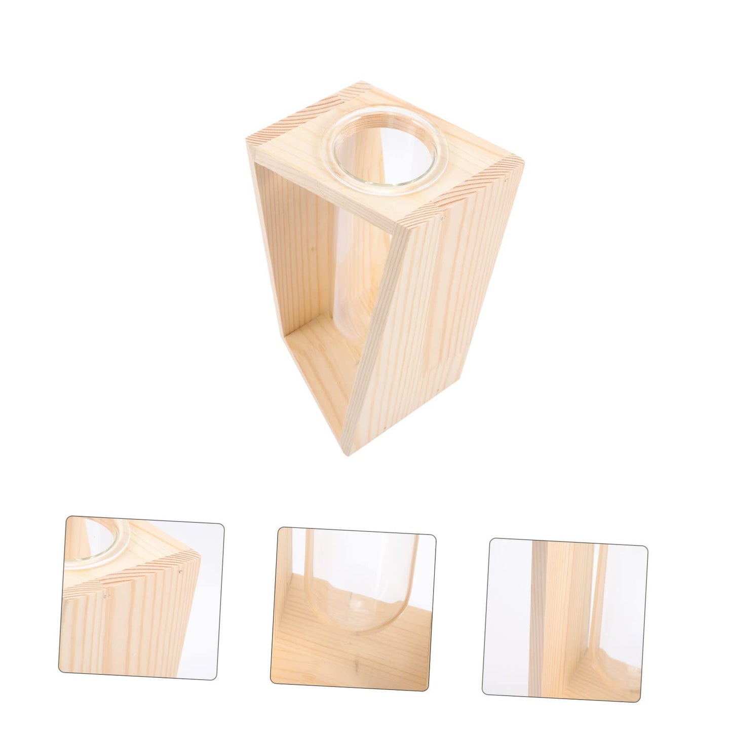 balacoo Test Tube Vase Rack Hydroponic Plant Terrarium for Home Decor Glass Container for Water Plants Creative Nordic Design for Elegant Spaces