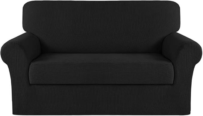 Turquoize Stretch Sofa Slipcover 2 Pieces Sofa Cover Couch Cover