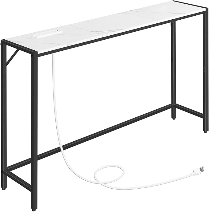 MAHANCRIS Console Table, Narrow Sofa Table Behind Couch, 43.3” Entrance Table