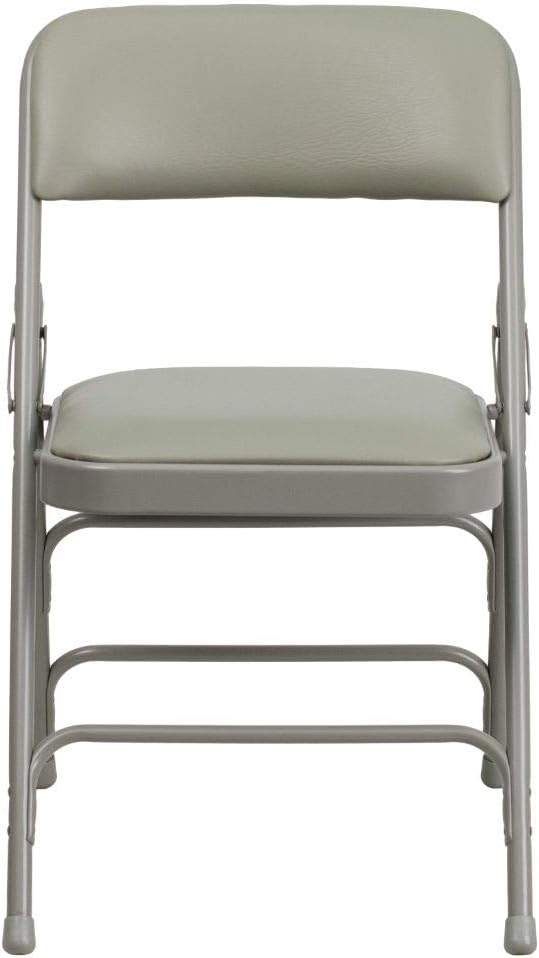 Flash Furniture 4 Pack HERCULES Series Curved Triple Braced & Double Hinged