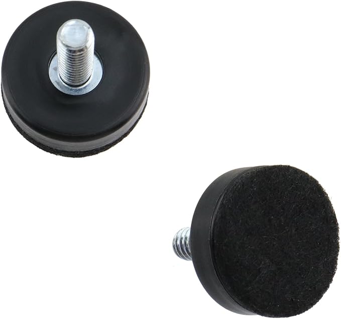 KUMGROT 1/4 Inch Furniture Leg Risers, Table Leg ExtendersWith Black Felt Pads