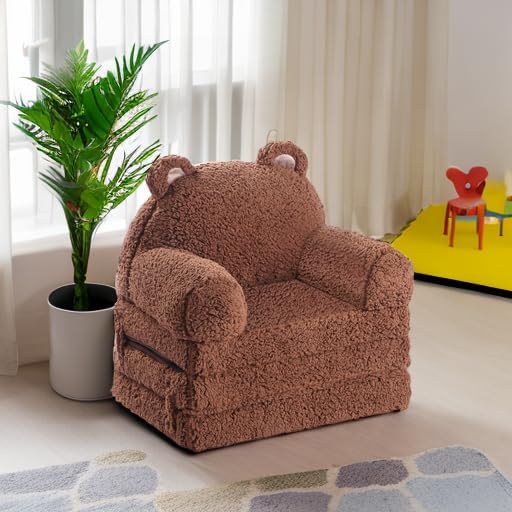 MOMCAYWEX Kids Sofa, Sherpa Couch