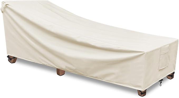 Outdoor Lounge Chair Covers Waterproof Patio Chaise Lounge Covers 600D