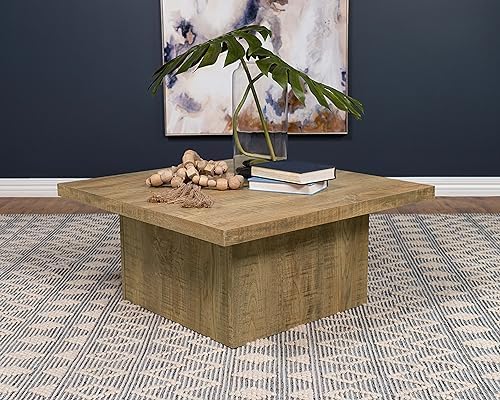 Coaster Home Furnishings Zetta Square Cocktail Living Room Coffee Table
