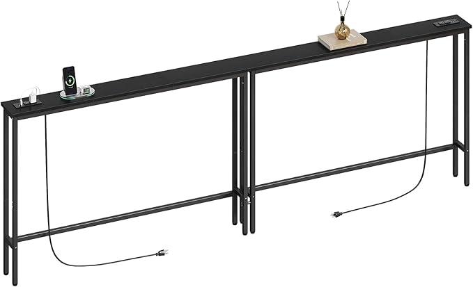 ELYKEN 94.5" Narrow Console Sofa Table