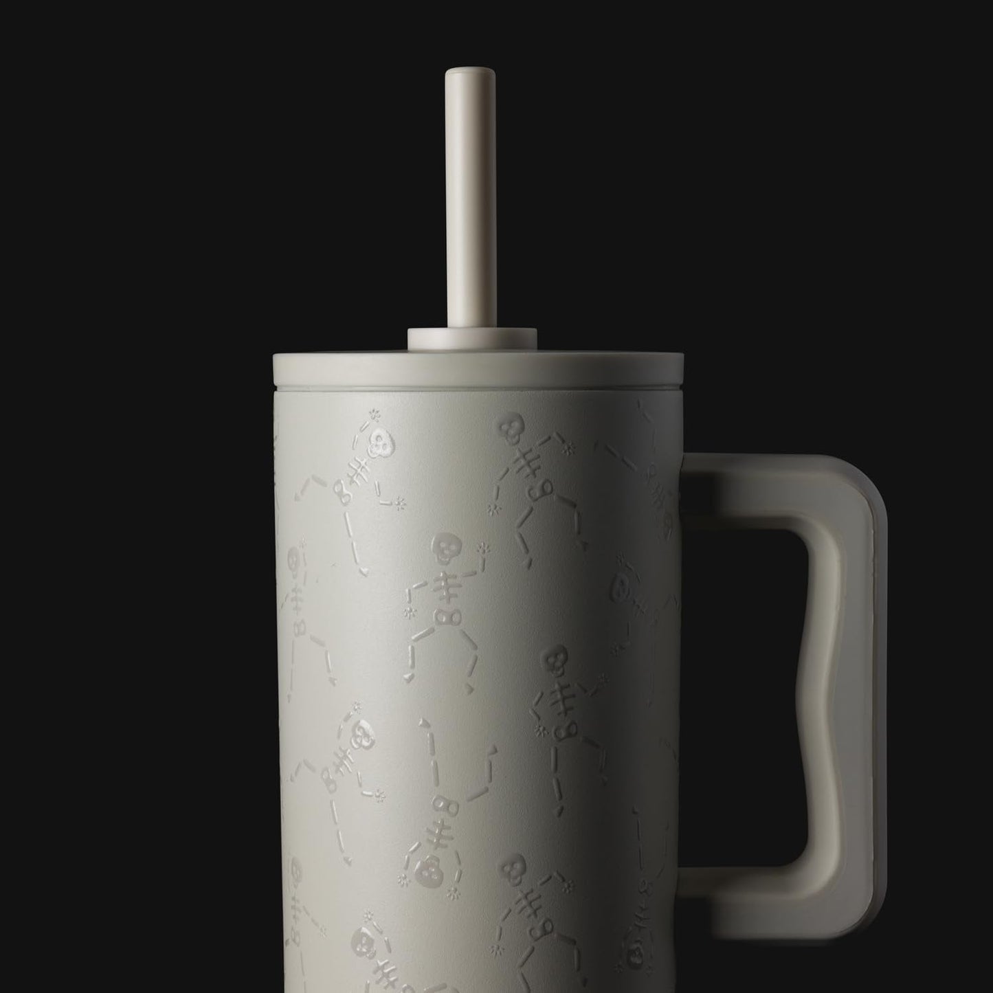 Simple Modern Halloween 40 oz Tumbler with Handle and Straw Lid | Leak-Proof Insulated Stainless Steel Water Bottle Travel Mug | Gifts for Women Men Him Her | Trek Signature | Dancing Skeletons