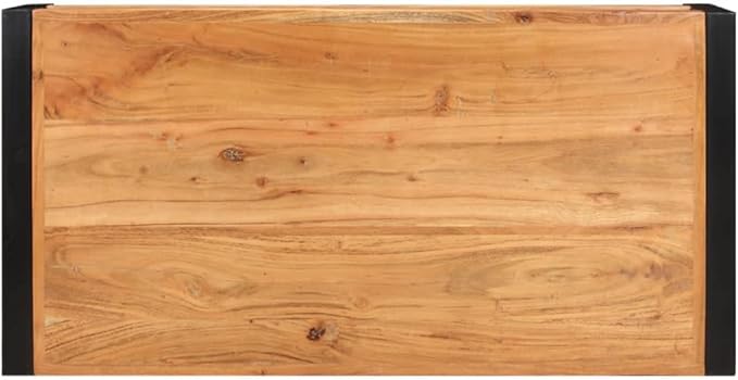 Coffee Table 47.2"x23.6"x15.7" Solid Acacia Wood, End Tables, Living Table