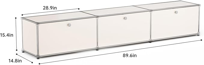 Modern Storage Cabinet Sideboard Versatile Free-Standing Organizer Cabinets