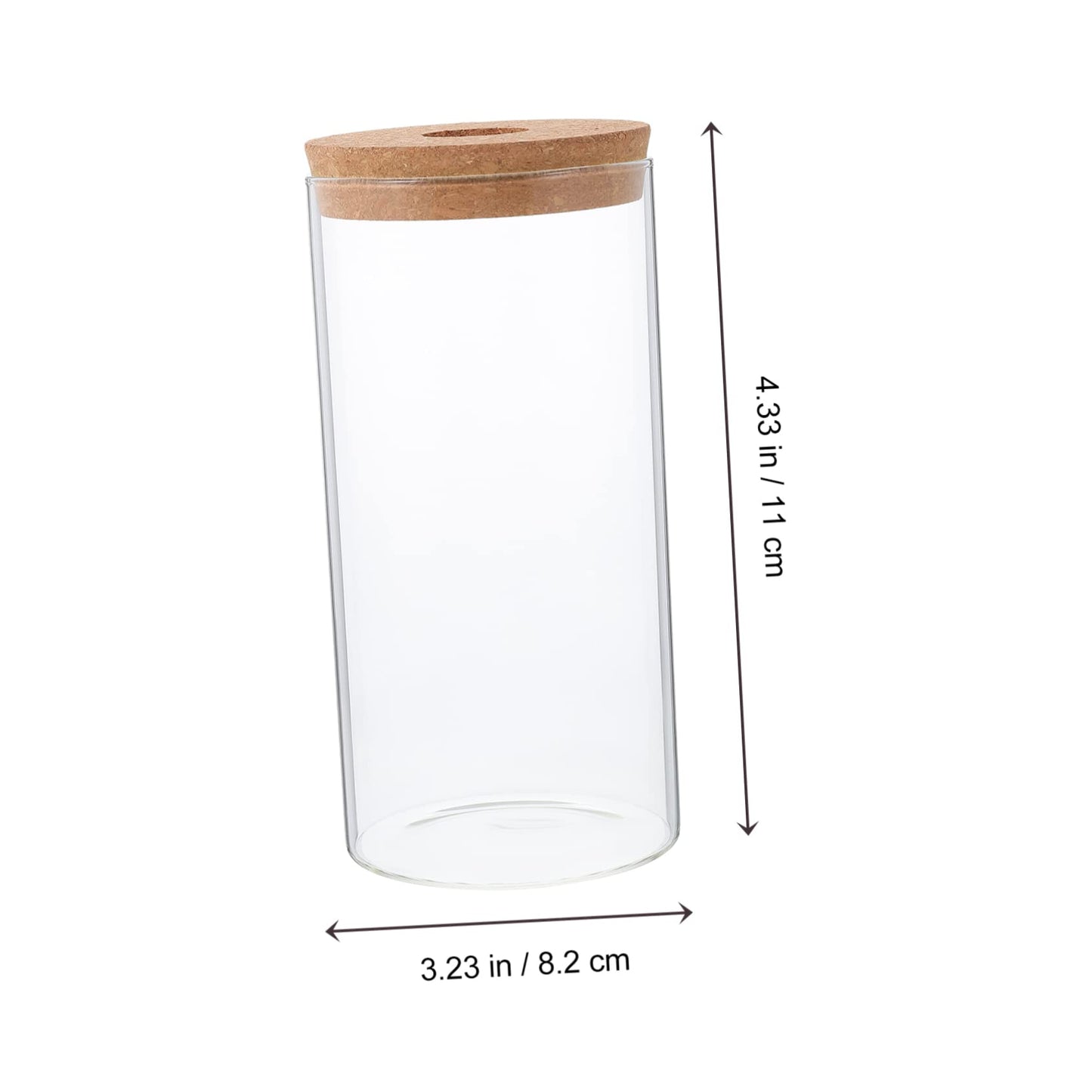 YARNOW High Borosilicate Glass Terrarium Air Plant Holder DIY Micro Landscape Bottle Home Decor Moss Plant Container