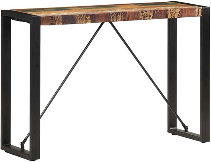 Console Table 43.3"x13.8"x29.9" Solid Reclaimed Wood, End Tables, Accent Tables