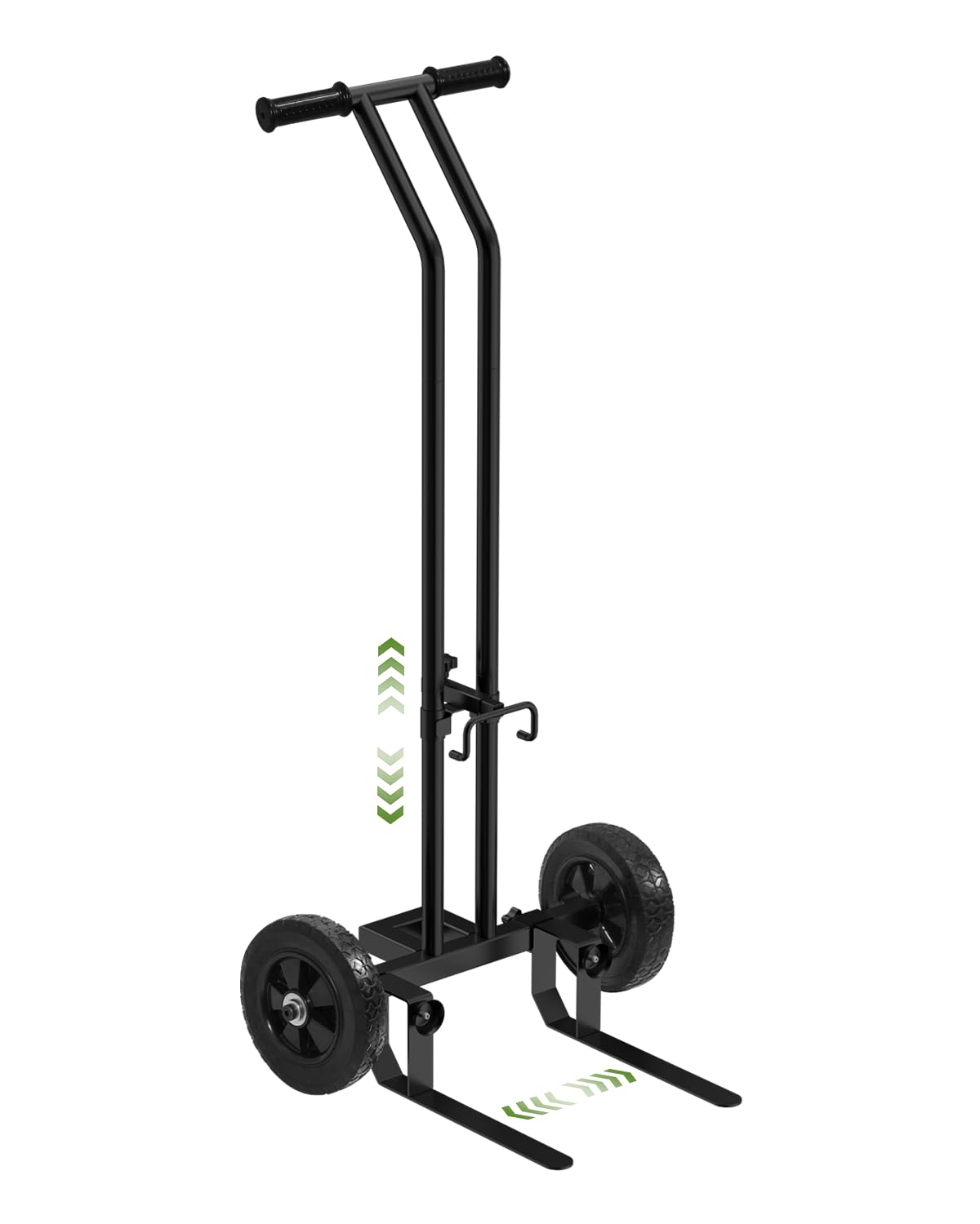 Vlaeng Plant Caddy with Wheels, 200 Lbs Capacity Plant Dolly Cart with Wheels, Handle, Adjustable Forks and Grips, Potted Plant Mover for Flower Shop, Home, Courtyard, Offices, Hotels
