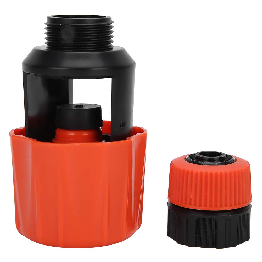 Water Connector Universal Tap to Garden Hose Pipe Connector, Mixer Kitchen Tap Adapter Faucet Adapter Hose Connector for Indoor, Outdoor, Garden, Patio, Watering Irrigation Tool (Orange)