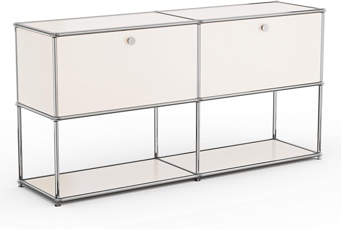 Modern Storage Cabinet White F Versatile Free-Standing Organizer