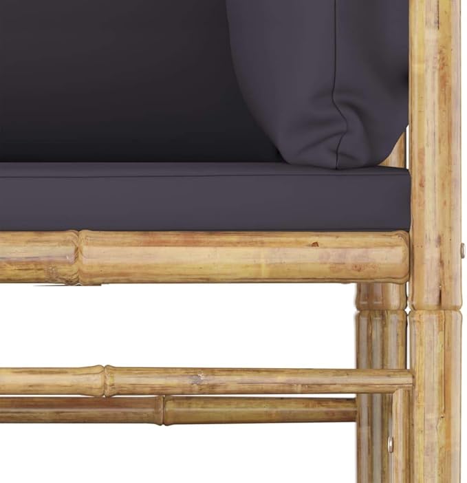 vidaXL Patio Lounge Set 4 Piece, Sectional Sofa