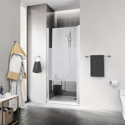 USHOWER Brushed Nickel Towel Bar, 24-Inch Towel Rack for Bathroom Wall Mounted, Thicken SUS304 Stainless Steel Towel Rod Modern Home Decor (Total Length 26-Inch)