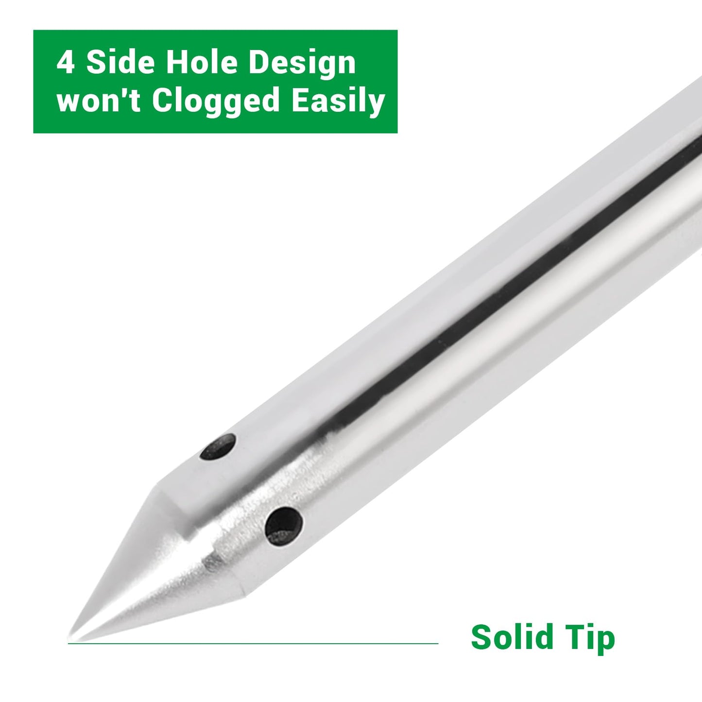 Deep Root Watering Tool, Stainless Steel Root Feeder with Fertilizer Bottle Watering Wand Irrigation System Watering Stake for Trees Bushes Shrubs with Brass Valve T Handle