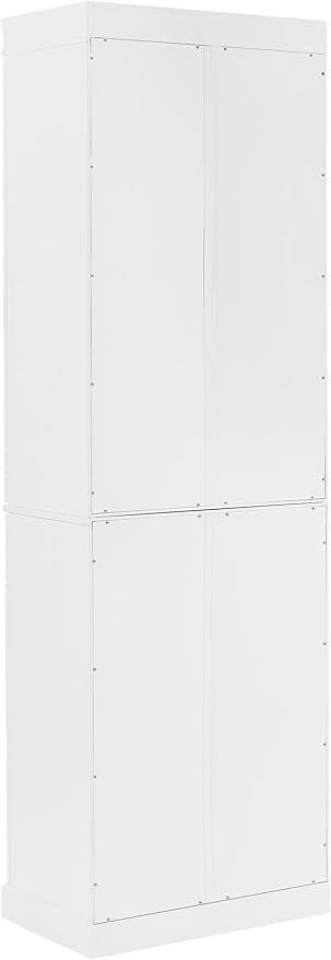 Crosley Furniture Stanton Glass Door Pantry Storage Cabinet