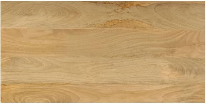 Solid Mango Wood Coffee Table 39.4"x19.7"x13.8" Rectangular Accent Table