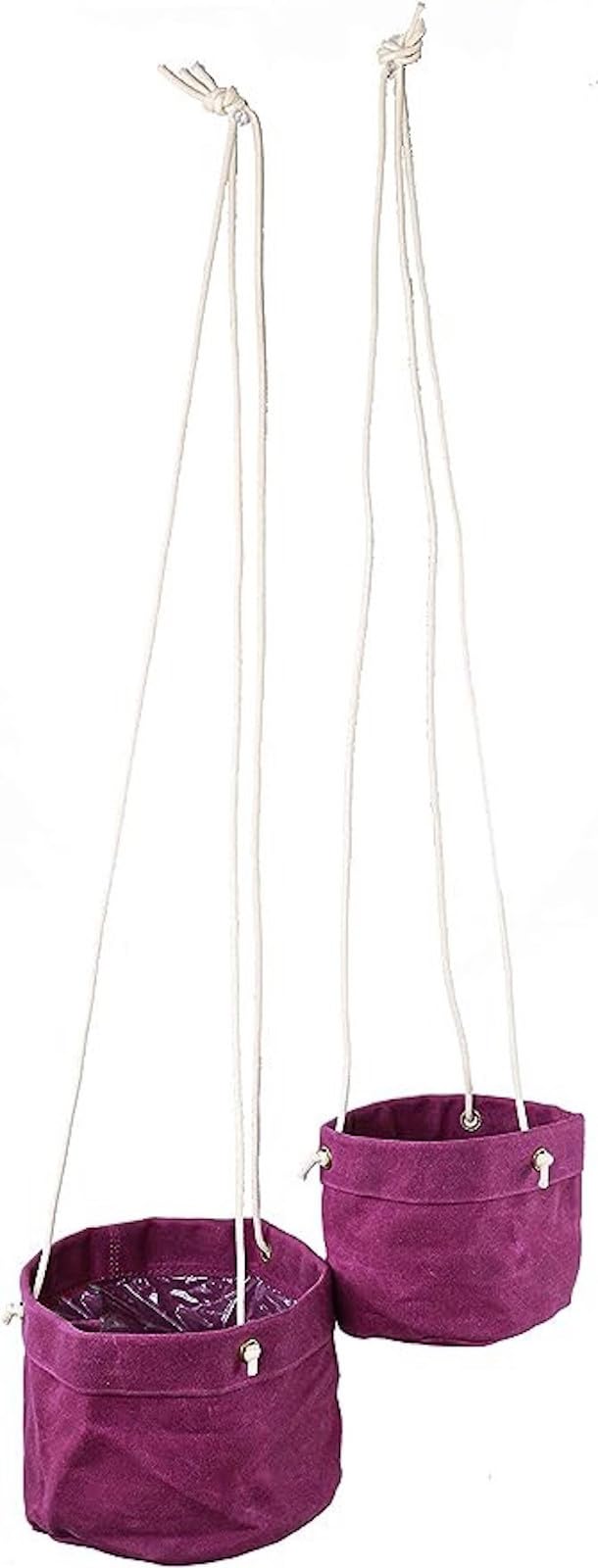 Caldo Two Plant Hangers - Perfect for Indoor or Outdoor Decoration (Purple)
