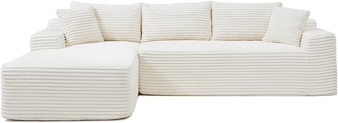 Cloud Sectional Couch, Corduroy Boneless Couches