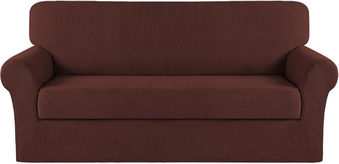 Turquoize Stretch Sofa Slipcover 2 Pieces Sofa Cover Couch Cover