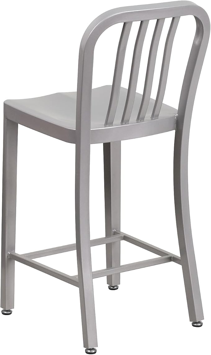 Flash Furniture 24" Commercial Grade Metal Counter Height Stool