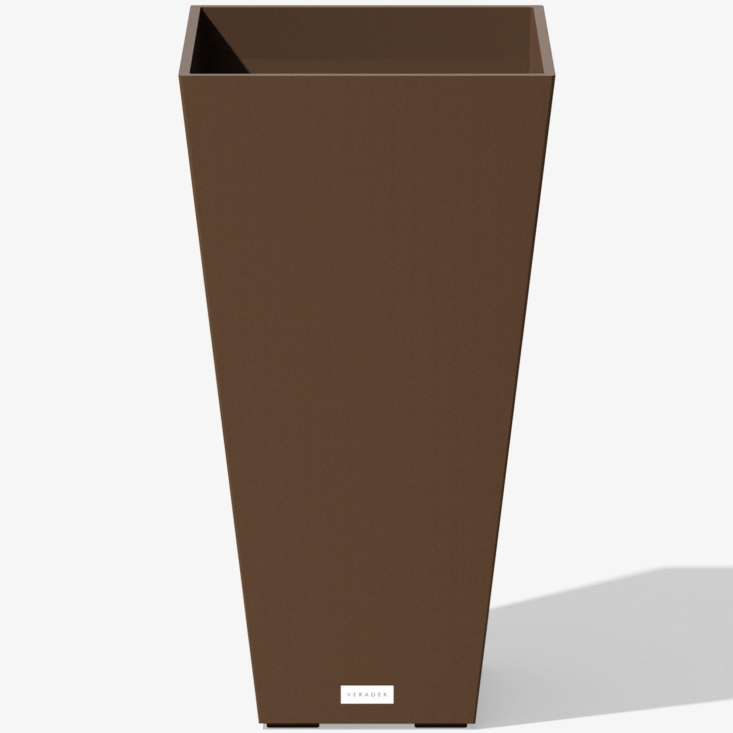 Veradek V-Resin Indoor/Outdoor Taper Planter (30 inch, Espresso)