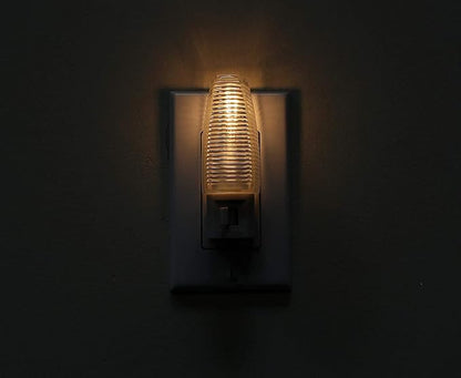 Kingman Night Light Wall Plug in with On/Off Switch Warm White UL Listed, 120V 4W (1 Pack)