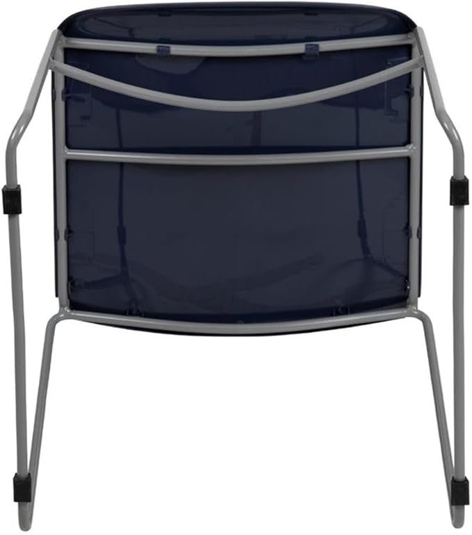 Flash Furniture HERCULES Series 880 lb. Capacity Navy Ultra-Compact Stack Chair