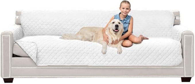 Sofa Shield® Couch Slip Covers for Dogs, Reversible Furniture Protector