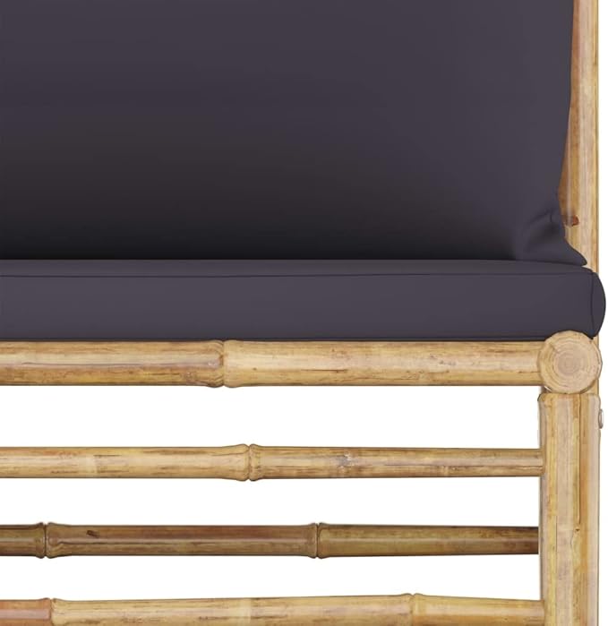 vidaXL Patio Lounge Set 4 Piece, Sectional Sofa
