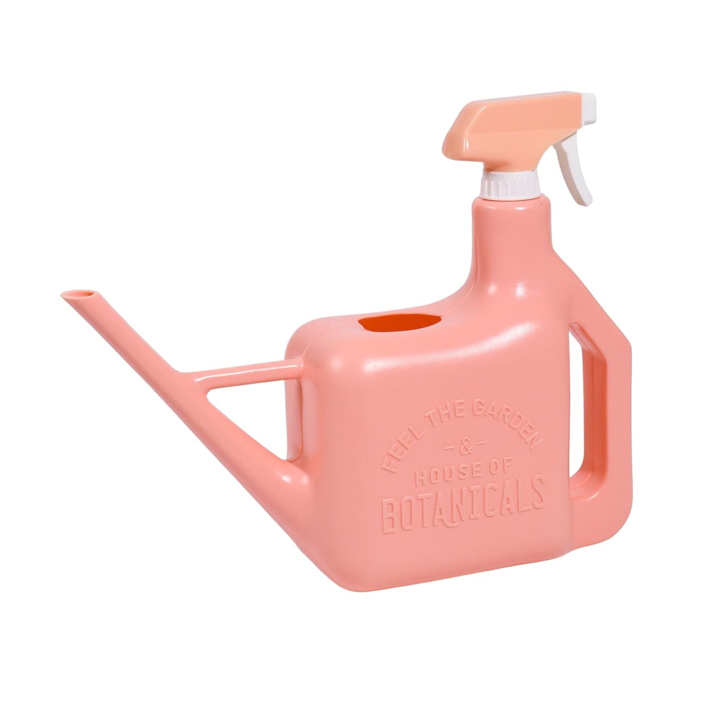 PETAL & FLOW Spray Sprinkler 2-in-1 Watering Can & Plant Mister Spray Bottle for Indoor & Outdoor Plants, 0.4 Gal (1.6L)(Apricot Pink)