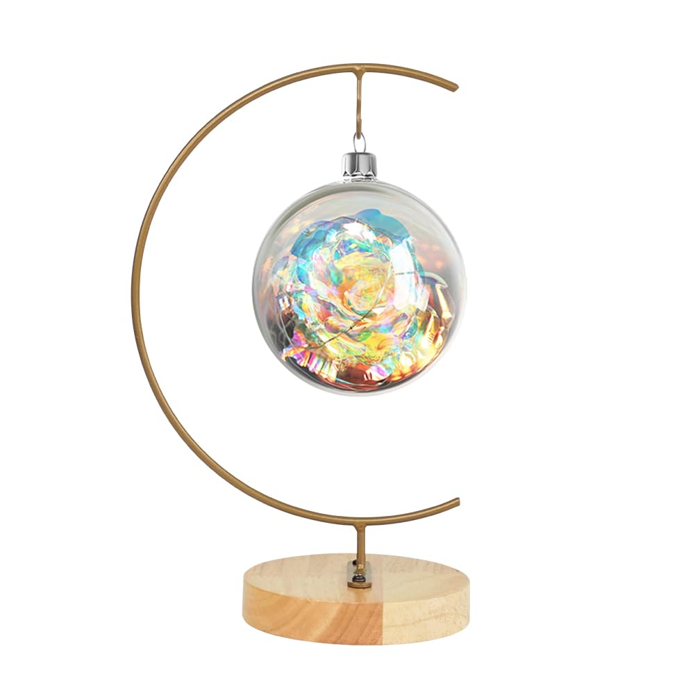 CXLE Ornament Display Stand - Iron Pothook Stand for Hanging Glass Globe, Air Plant Terrarium, Witch Ball, Christmas Ornament and Home Wedding Decoration