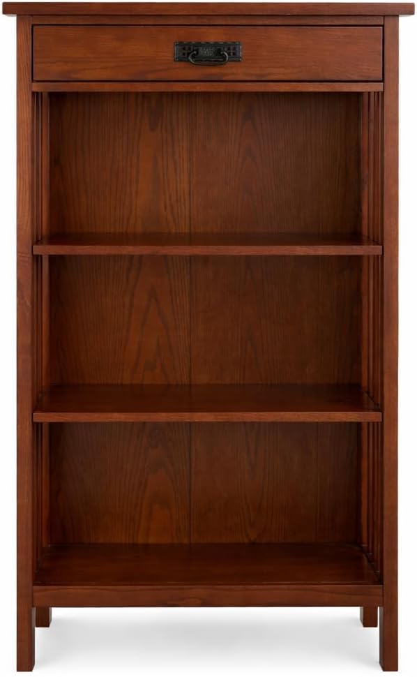 Leick Home 82262 Mission Mantel Height Bookcase