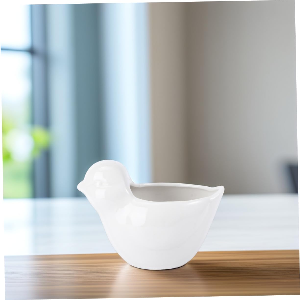 BESPORTBLE Creative Ceramic Bird Flowerpot for Succulent Plants Cute Animal Design for Indoor/Outdoor Decoration Planter