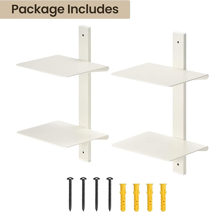 Floating Book Shelves for Wall, 4 Tier Invisible Floating Bookshelf, Vertical