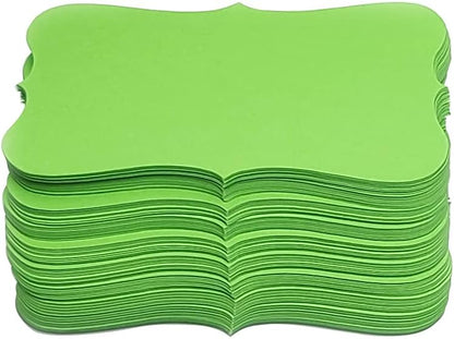 PPAPPAPPIYO 3.5x2 color index cards (100) Paper - Blank (yellow green)