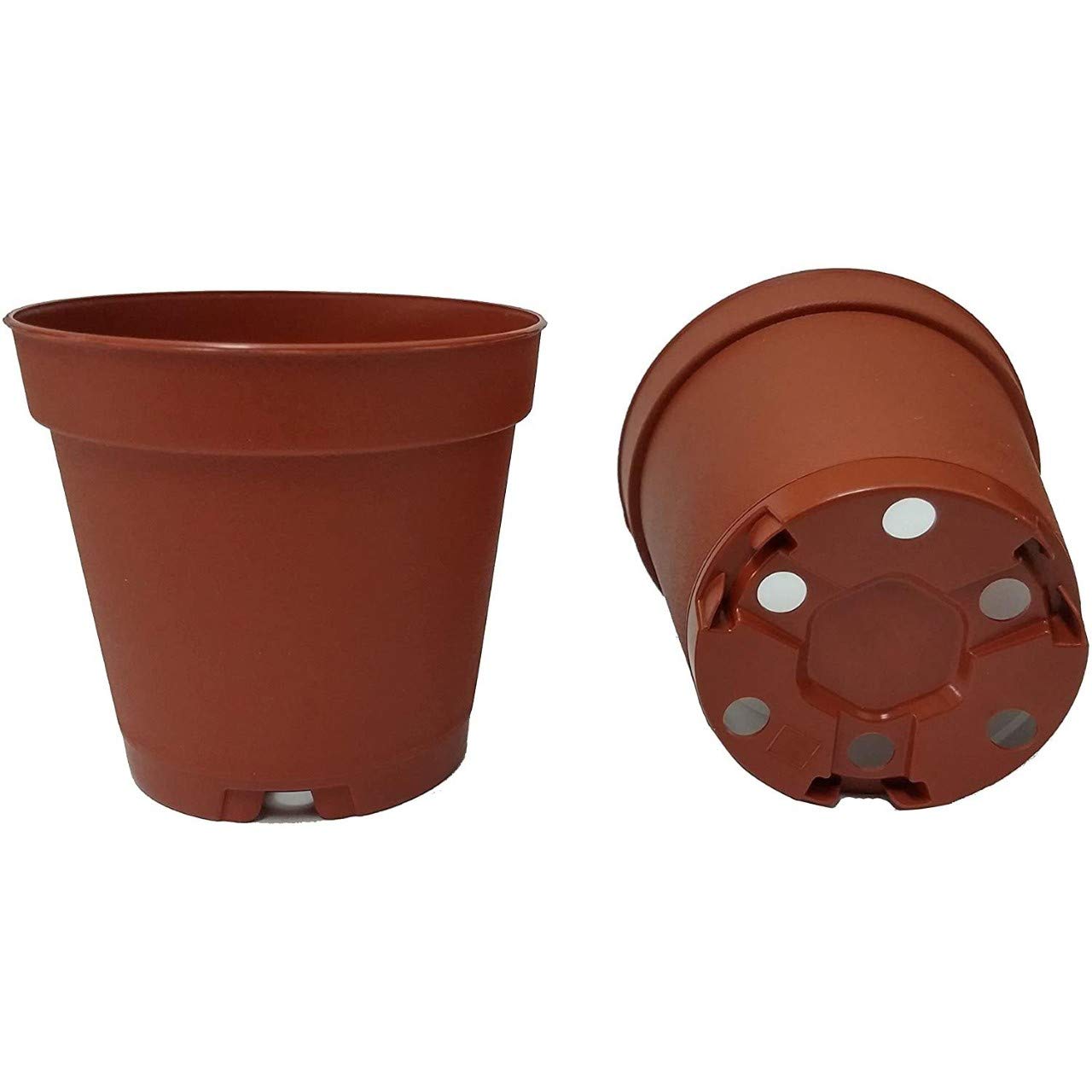 Seed Kingdom 40 New 2 Inch Plastic Nursery Pots ~ Pots are 2 Inch Round at The Top and 1.9 Inch Deep Color: Terracotta