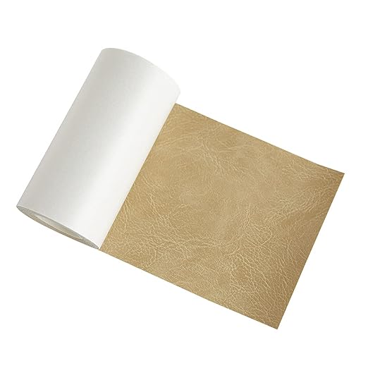 Leather Repair Tape Self Adhesive Patch kit Retro Ivory Beige 4x60 inch Heavy