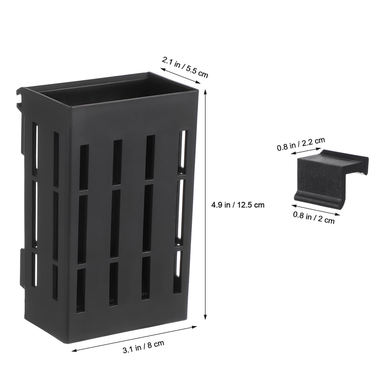 ibasenice Aquarium Plant Holder 10-Pack Hanging Fish Tank Planter Cups 4.92X3.14X2.16 Inch Aquatic Plant Basket with Holes Space-Saving Underwater Garden Accessories
