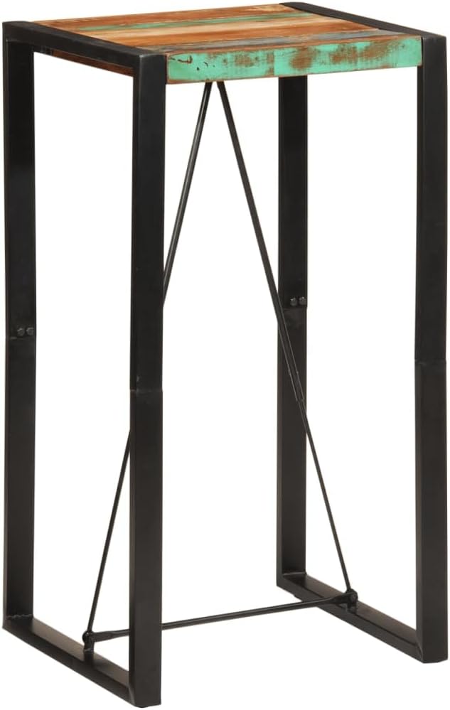 SKM Bar Table 60x55x110 cm Solid Wood Reclaimed