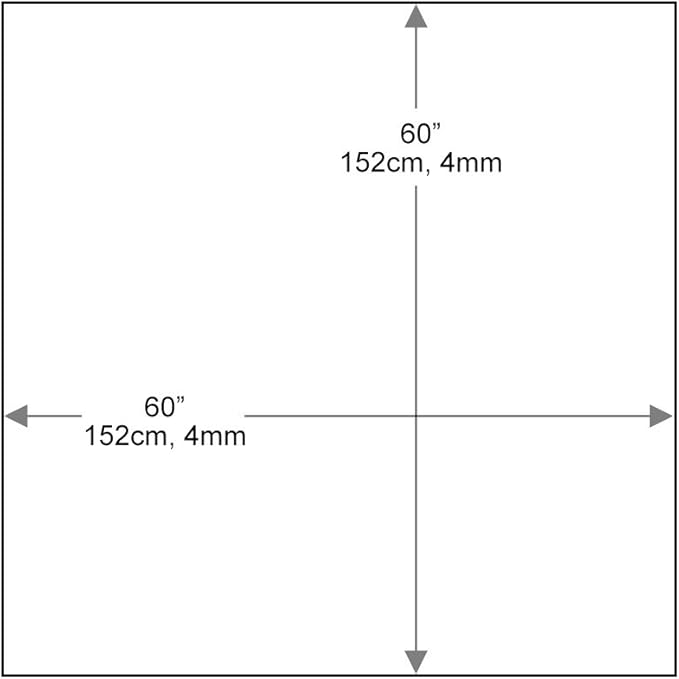 Dulles Glass 60 inch Square Glass Table Top