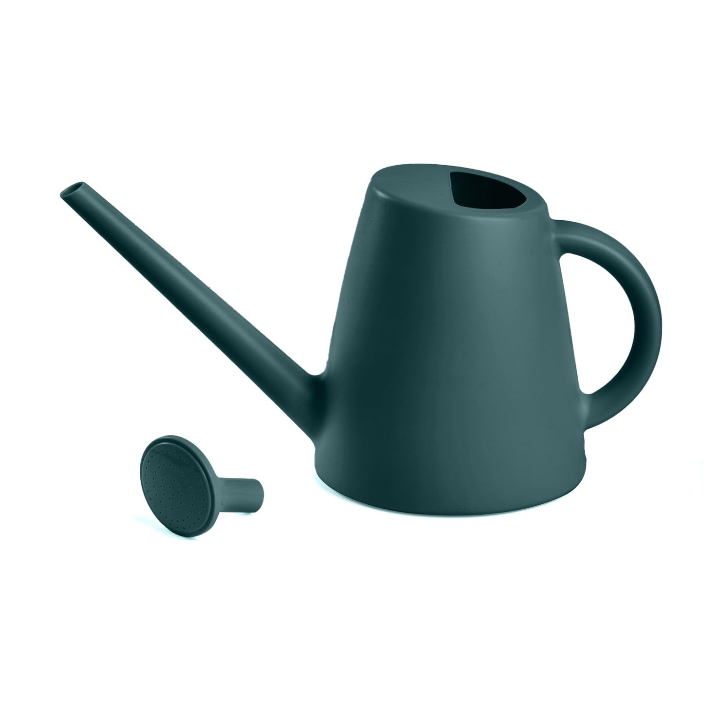 ZXJ Grip Plant Watering Cans for Indoor and Outdoor Home Garden Plants - with Long Spout - Blackish Green - 1/2 Gallon