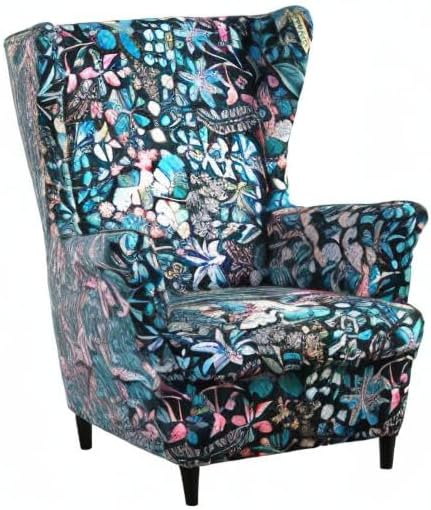 KRFOONN Wingback Chair Covers Slipcovers 2 Piece Stretch Wing Chair Covers