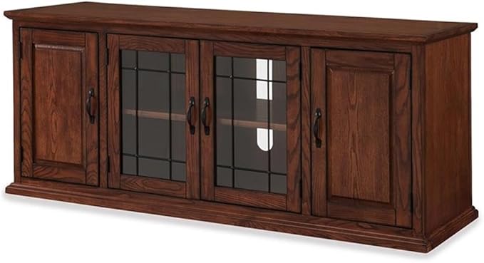 Leick Home 80360 Leaded Glass TV Stand