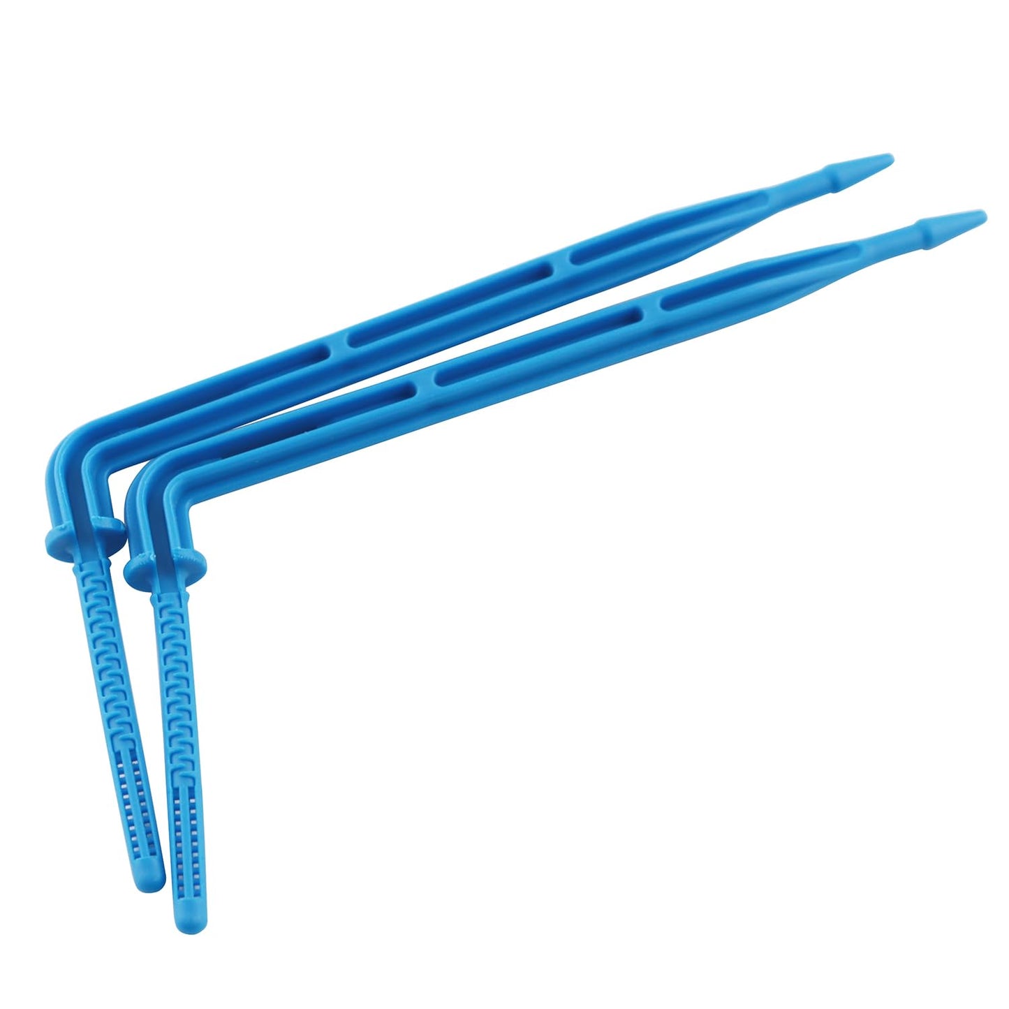 LQ Industrial 100PCS 37x108mm Plastic Irrigation Support Stakes Indoor Plants and Flower Automatic Drip Irrigation System Easy Installation Watering Tool for Efficient Garden and Care