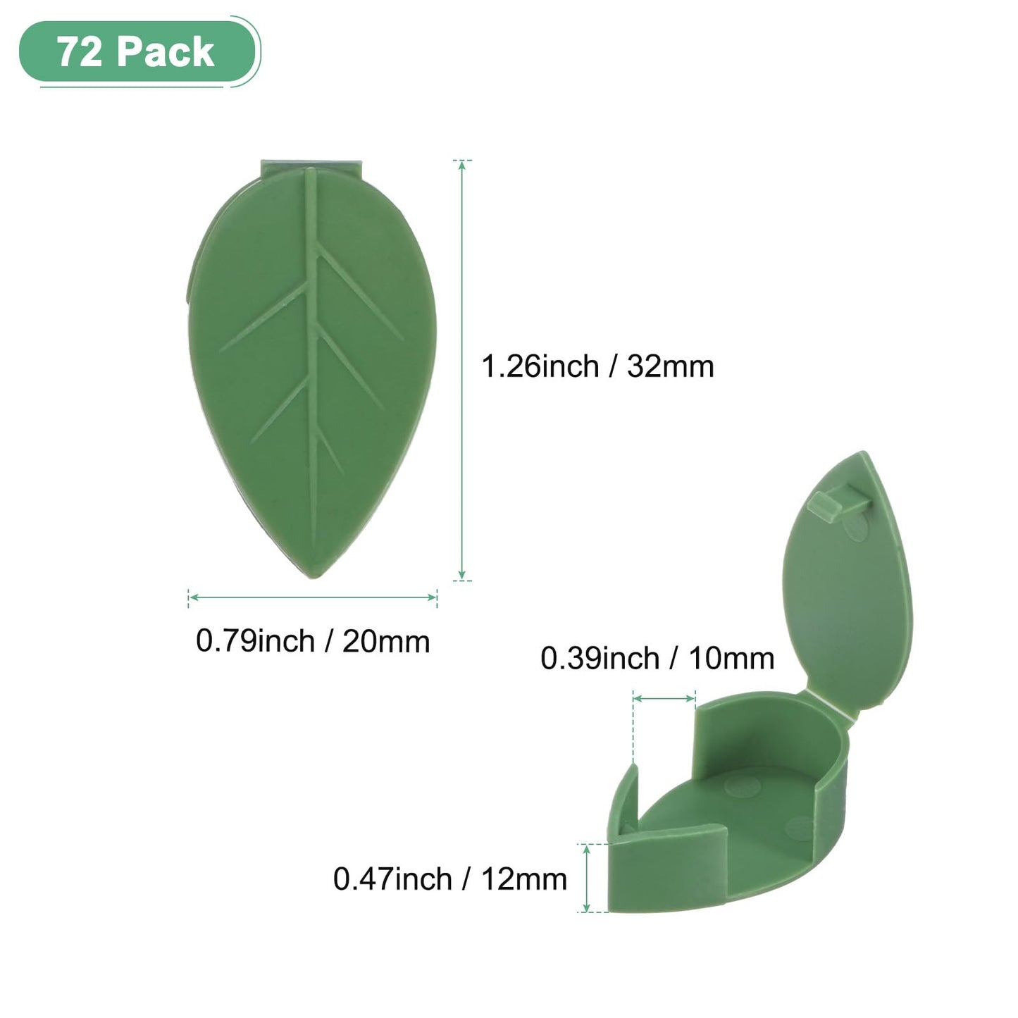 M METERXITY 72-Pack Plant Wall Clips, Plant Climbing Wall Fixture Clips, Self-Adhesive Hook Plant Vine Support Holder for Hook/Plant Vine/Traction Cable Wire Fixing