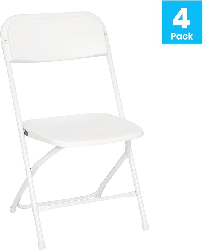 Flash Furniture Hercules Series Big & Tall Stackable Plastic Folding Chairs