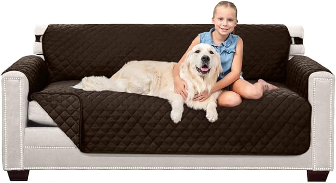 Sofa Shield® Couch Slip Covers for Dogs, Reversible Furniture Protector