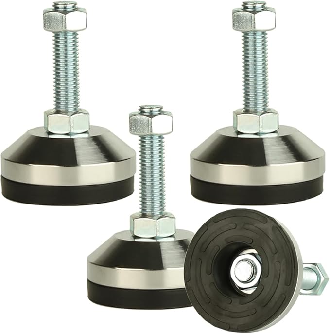 Heavy Duty Leg levelers ， Leveling Legs 2.36" Dia Base, Adjustable feet